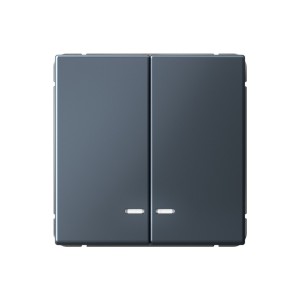 ARTGALLERY 2-клавишный ВЫКЛЮЧАТЕЛЬ с подсветкой, сх.5а, 10АХ, механизм, быстрозажим. клем., ГРИФЕЛЬ