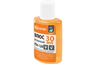 Флюс активный ЛТИ-120, кислотный, 30 мл, дозатор, инд. упаковка, серия "Алмаз" TDM