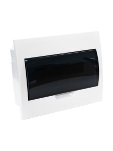 Корпус пластиковый ЩРВ-П-12 черн. прозр. дверь IP41 GENERICA