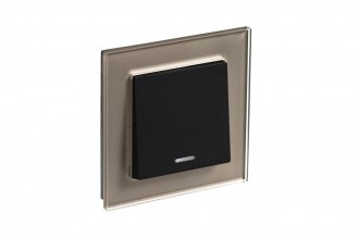 ATLASDESIGN NATURE 1-постовая РАМКА, ОРГАНИЧЕСКОЕ СТЕКЛО ШАМПАНЬ