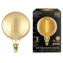 Лампа Gauss Filament G200 6W 890lm 2700К Е27 golden straight LED 1/6