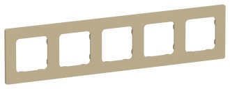 FLITE Рамка 5-местная РУ-5-К-ФлХ хаки IEK