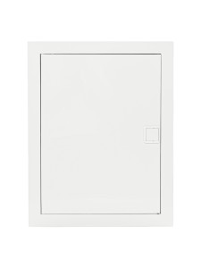 U24FPW IT PL, Щит встраиваемый мультимедийный, 2 ряда, белая дверца, IP30