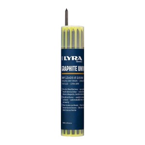 Lyra Сменные вставки для графитовых карандашей 2B GRAPHITE UNIVERSAL (12шт).