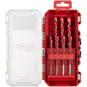 Набор_Сверла ударные 4/5/5/6/6/8/10/12 мм (8 шт) Hammer Dril Bit Gen, 2 (кейсе), MILWAUKEE