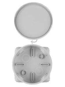 Распаячная коробка ОП D85х40мм, крышка, IP54, 4вх.  инд. штрихкод TDM