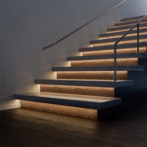 04-63 Контроллер для лестницы, 12В/24В, 480/960Вт, 32CH*1,5А, IP20, 199х63х22,5, 4 реж., 10 скор., черный