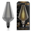 Лампа Gauss Filament Vase 8.5W 165lm 1800К Е27 gray flexible LED 1/2