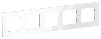 FLITE Рамка 5-местная РУ-5-К-ФлБ белый IEK