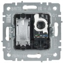 BRITE Розетка двойная TV+RJ45 кат.5E РТВ/РК12-БрКр белый IEK