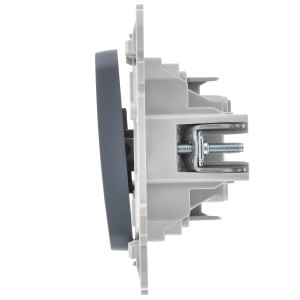 FLITE Выключатель 1-клавишный 10А ВС11-1-0-ФлМ маренго IEK