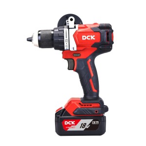 Дрель-шуруповерт аккум бесщеточная DCK KDJZ06-13, 18В, 2*4а/ч, 120нм кейс