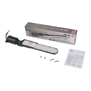 Светильник консольный ДКУ PSL 09 50W 5000K GR IP65 Jazzway