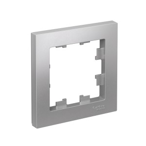 ATLASDESIGN 1-постовая РАМКА, АЛЮМИНИЙ