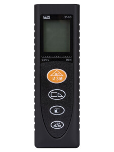 Лазерная рулетка ЛР-60, дальность 60 м, точность 2 мм, подсветка, IP54, 2хAAA, “Алмаз” TDM
