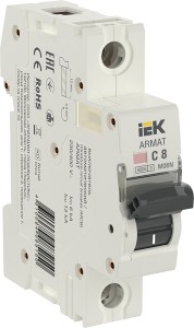 ARMAT Автоматический выключатель M06N 1P C 8А IEK