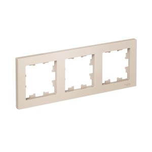 ATLASDESIGN 3-постовая РАМКА, универсальная, БЕЖЕВЫЙ