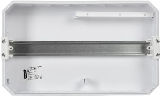 Корпус пластиковый ЩРВ-П-18 черн. прозр. дверь IP41 GENERICA