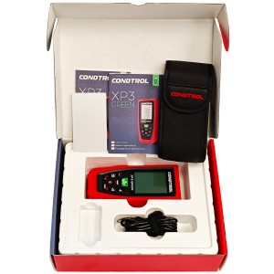 Дальномер лазерный XP3 Green (Зеленый / 120 м/ +- 1.5 мм / 3хAAA Ni-MH / Чехол), CONDTROL