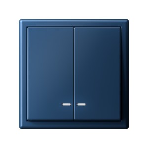 ARTGALLERY 2-клавишный ВЫКЛЮЧАТЕЛЬ с подсветкой, сх.5а, 10АХ, механизм, АКВАМАРИН