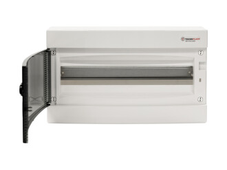 N18C, Щит навесной, 1 ряд, 18 мод., прозрач. дверца, IP40
