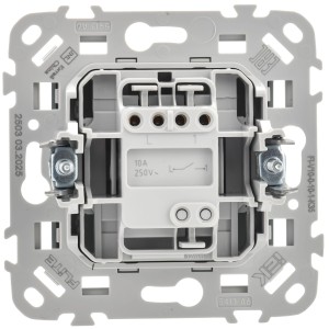 FLITE Выключатель 1-клавишный 10А ВС11-1-0-ФлМ маренго IEK