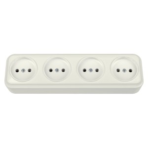 Розетка РА16-0181 бежевый