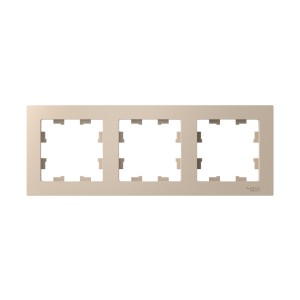ATLASDESIGN 3-постовая РАМКА, универсальная, ПЕСОЧНЫЙ