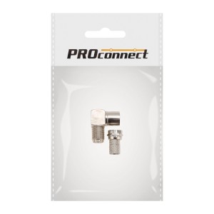 Переходник угловой гнездо F – гнездо TV REXANT