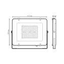 Прожектор Gauss Elementary 200W 16800lm 6500К 175-265V IP65 черный LED 1/2