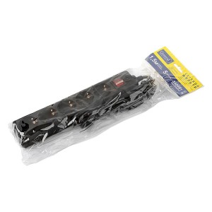 Сетевой фильтр General GPS-5-16-3x1-1000-B, 5 мест, 16А, 3x1 мм2, 10 м, черный