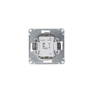 ATLASDESIGN 1-клавишный ВЫКЛЮЧАТЕЛЬ, сх.1, 10АХ, механизм, АЛЮМИНИЙ