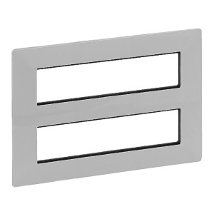 Valena Life - Рамка для модульных устройств Mosaic 2x4x2 модуля, слоновая кость (инд. упаковка)