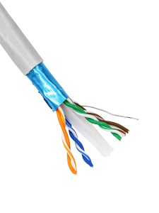 ITK Витая пара F/UTP кат.6 4x2х23AWG solid PVC серый (305м)
