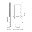 Светильник Уличный Gauss LED Avenue IP65 420*160*57 80W 8000lm 5000K 190-250V КСС Ш 1/10