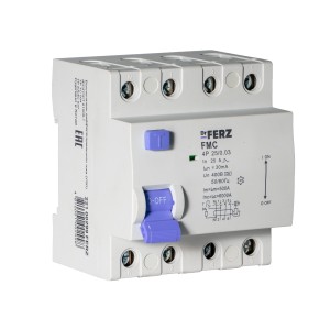 FMC-3P+N 25A 30mA 6kA тип A, 4M УЗО