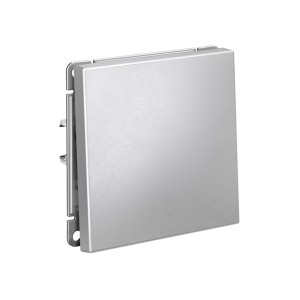 ARTGALLERY 1-клавишный ВЫКЛЮЧАТЕЛЬ КНОПОЧНЫЙ, 10А, механизм, АЛЮМИНИЙ