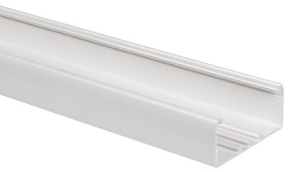 DLP Кабель-канал парапетный 150х65мм без крышки шириной 65мм и без перегородки несущей белый