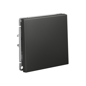 ARTGALLERY 1-клавишный ВЫКЛЮЧАТЕЛЬ КНОПОЧНЫЙ, 10А, механизм, БАЗАЛЬТ