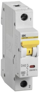 KARAT Автоматический выключатель ВА47-60M 1P D 40А 6кА IEK