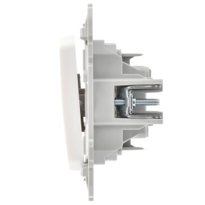 FLITE Выключатель 1-клавишный 10А ВС11-1-0-ФлЖ жемчуг IEK