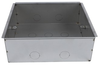 MultiDesk Коробка монтажная для бетонных полов для люка на 12 модулей СТАЛЬ