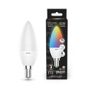 Лампа Gauss Свеча 6W E14 RGBW+димирование LED 1/100