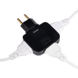 Разветвитель ФАZА FAS-3-bk тройник, черный