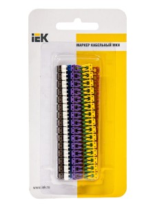 Маркер МКН-"0,1,2,3,4,5,6,7,8,9" 1,5мм2 (150шт/упак) IEK