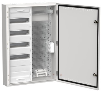 TITAN 5 Корпус комбинированный ЩРн-60 (2х60) 835х570х140мм IP30 белый IEK