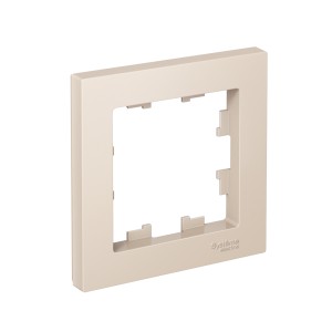 ATLASDESIGN 1-постовая РАМКА, БЕЖЕВЫЙ