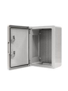 ПАНЕЛЬ ABS С ПЛАСТИКОВОЙ НЕПРОЗРАЧНОЙ КРЫШКОЙ 25X35X15