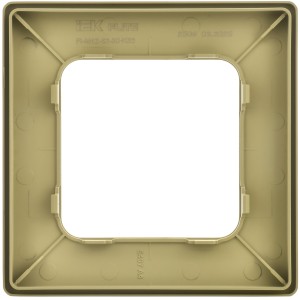 FLITE Рамка 1-местная РУ-1-К-ФлО оливковый IEK