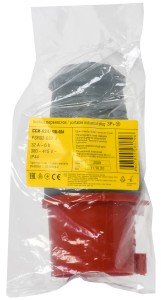 Вилка переносная ССИ-024 3Р+РЕ 32А 380-415В IP44 IEK